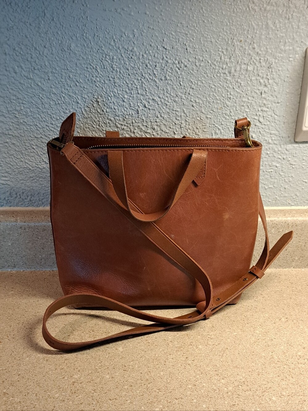 Madewell Transporter Tote Crossbody Bag